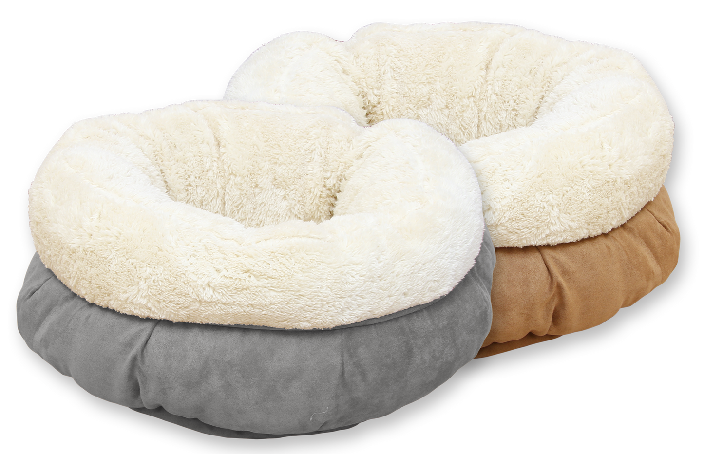 AFP Lambswool - Donut Bed Grijs