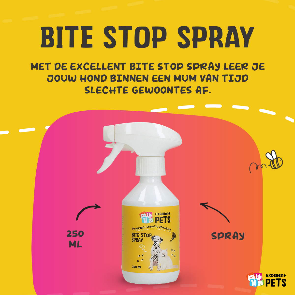 Excellent Pets Bite Stop Spray 250 ml