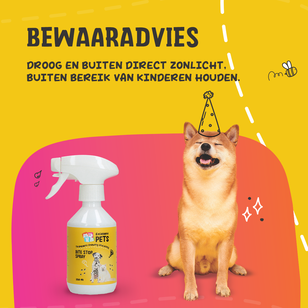 Excellent Pets Bite Stop Spray 250 ml
