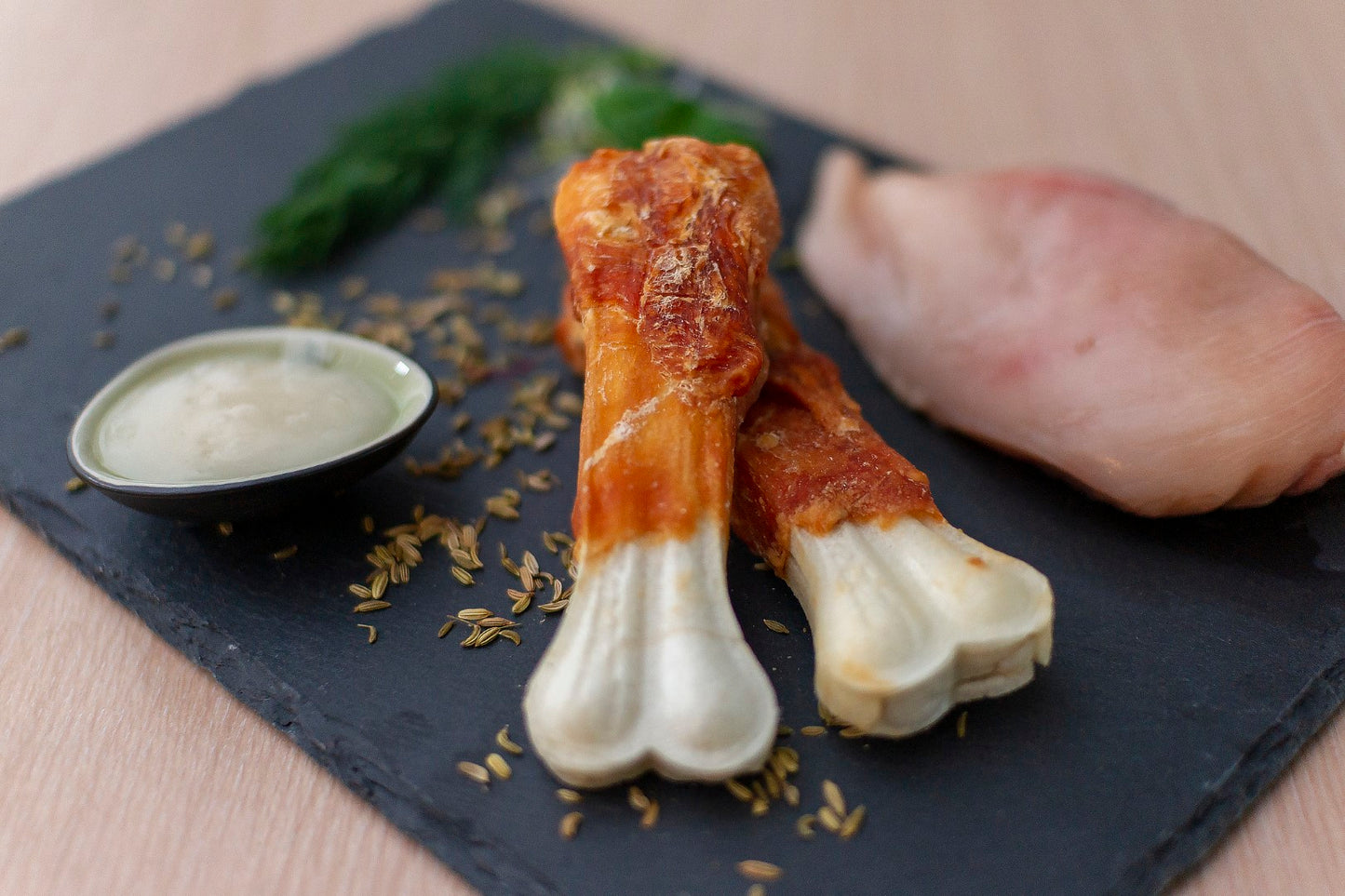 Braaaf Rawhide Pressed Bone Kip - 12,5 cm