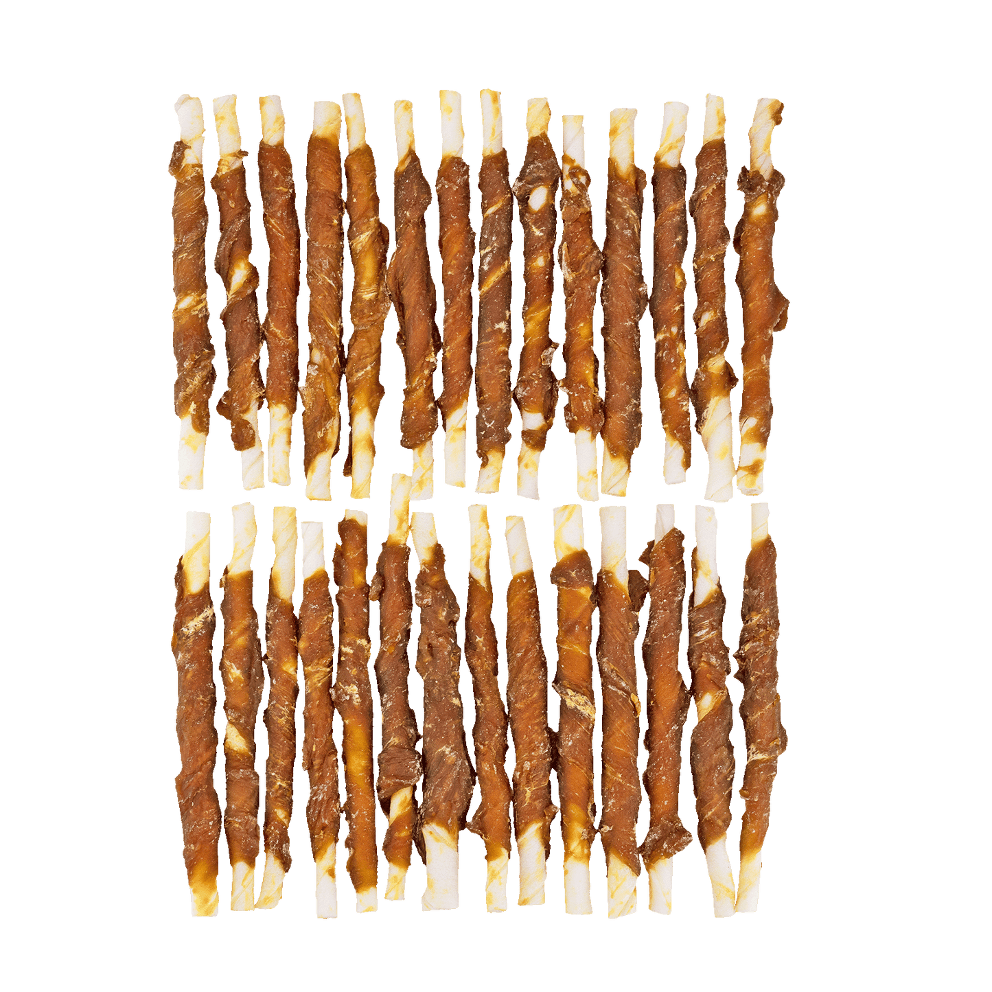 Braaaf Rawhide Roll Sticks Eend - 30 st.