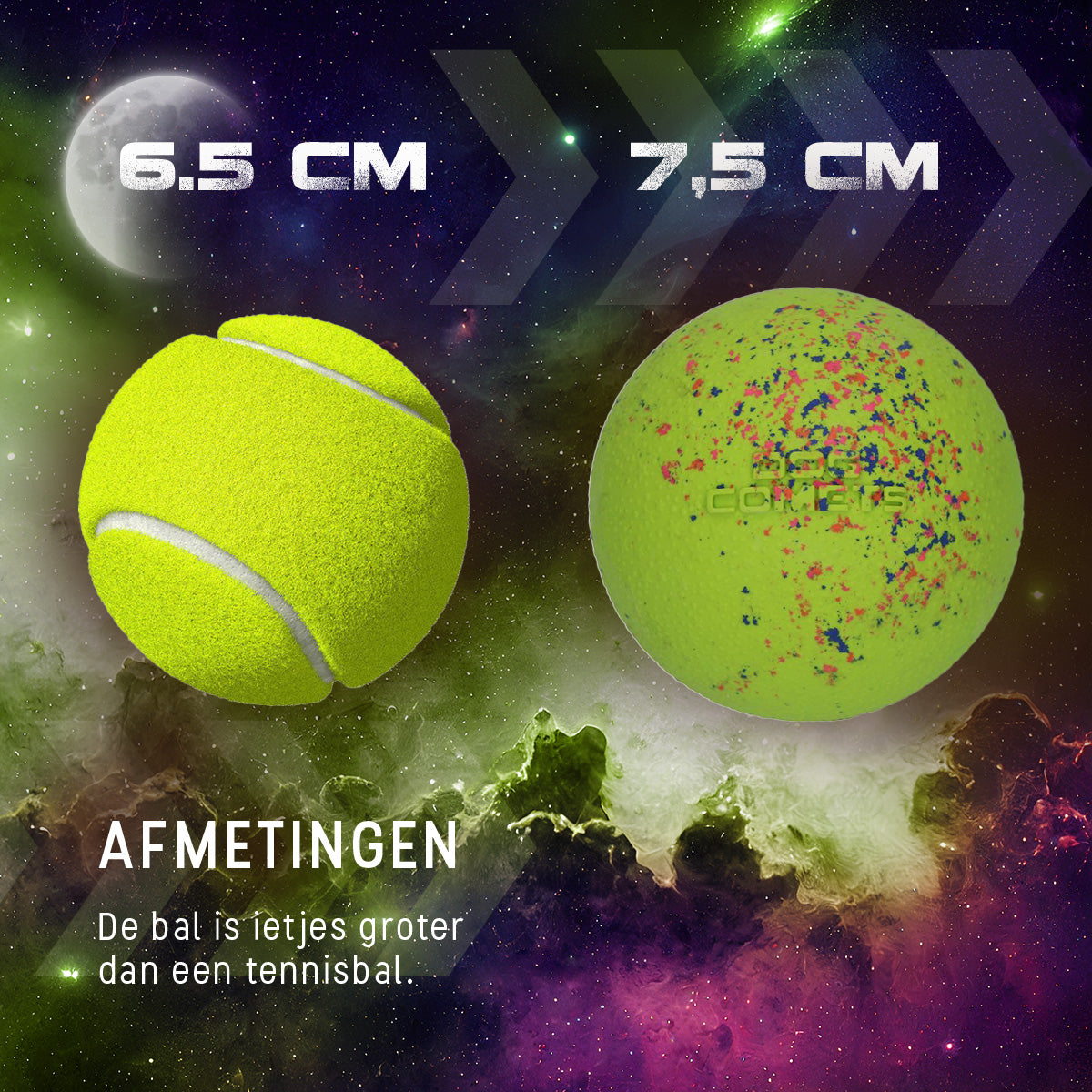 Dog Comets Stardust Groen L