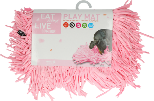 Eat Slow Live Longer Play Mat Roze