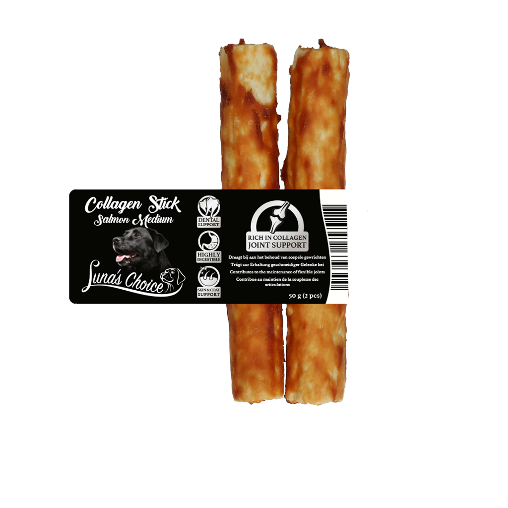 Luna's Choice Collagen Chews Stick Zalm M