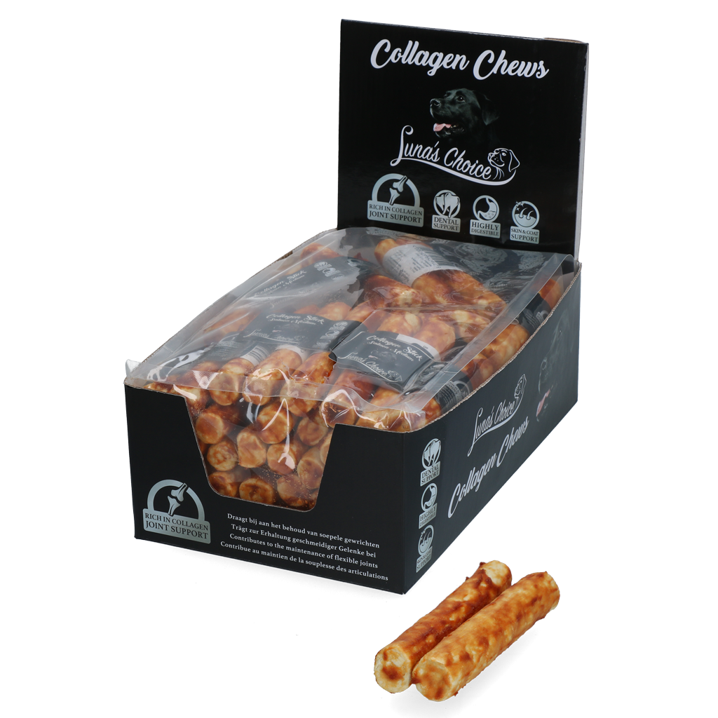 Luna's Choice Collagen Chews Stick Zalm M