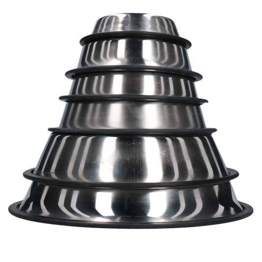 Antislip Voer- & Drinkbak RVS 450 ml Ø 19 cm
