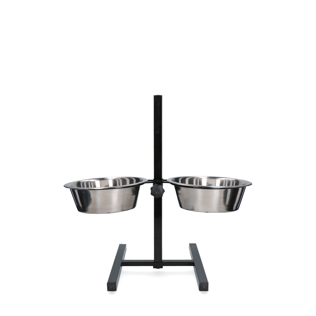 Voer en drinkbak RVS T-standaard Ø 21 cm (1,75 l)