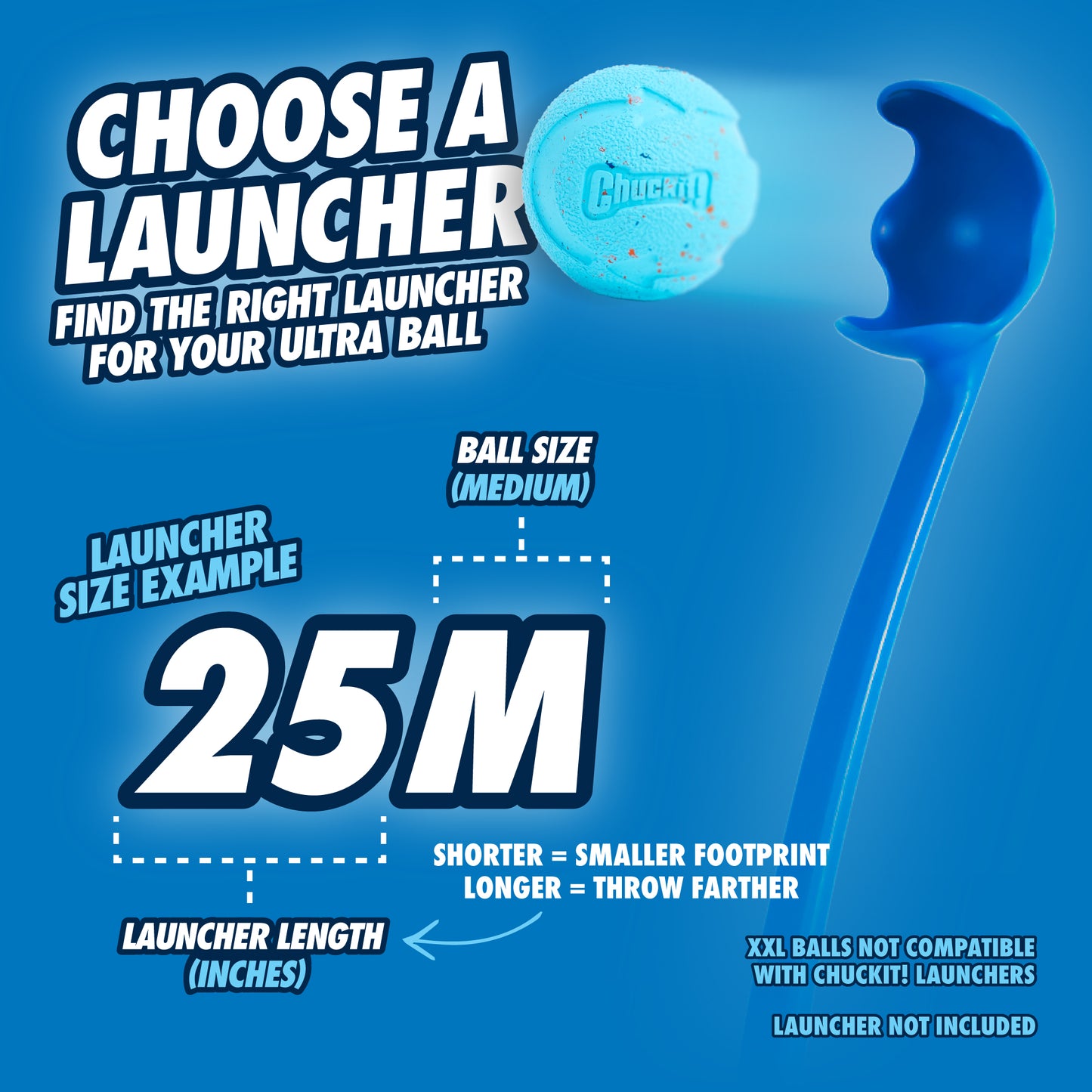 Chuckit! Rebounce Fetch Ball M (2-pack)