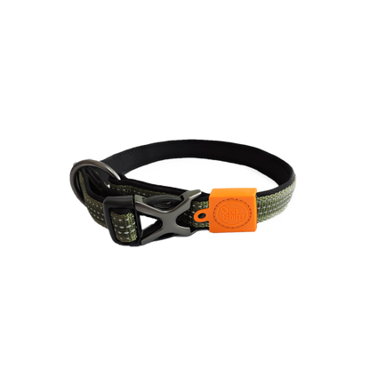 AFP Off Street - Dog Collar Olijfgroen L