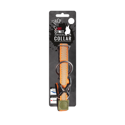AFP Off Street - Dog Collar Mandarijn L