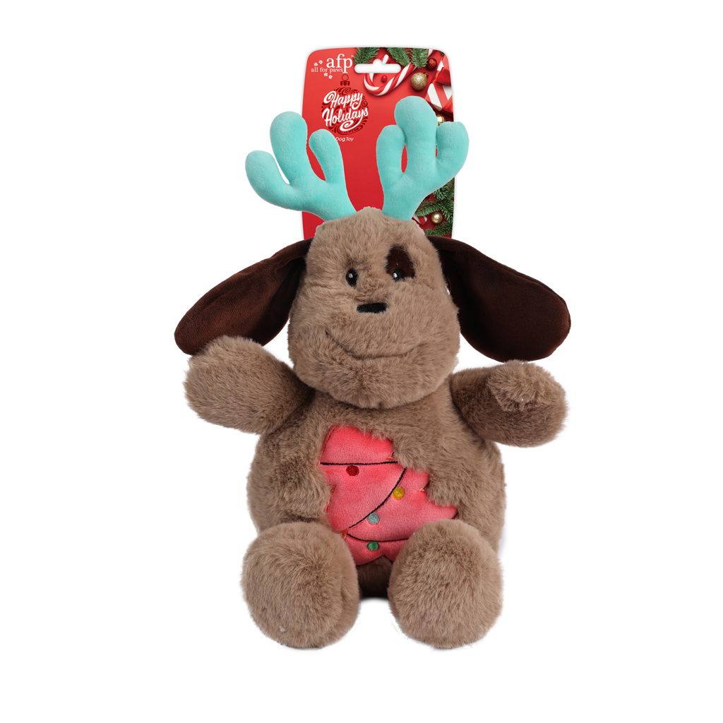 Happy Holidays Cadeau Hond