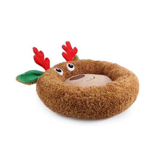Happy Holidays Merry Comfortable Bed Rendier