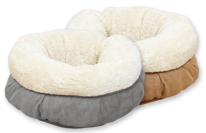 AFP Lambswool - Donut Bed Grijs