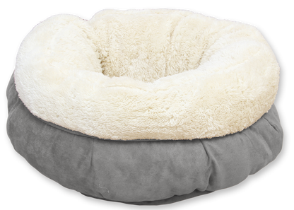 AFP Lambswool - Donut Bed Grijs