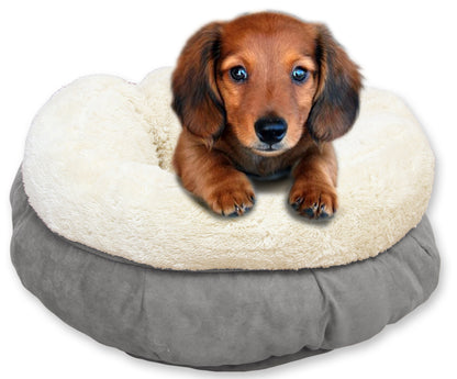 AFP Lambswool - Donut Bed Grijs