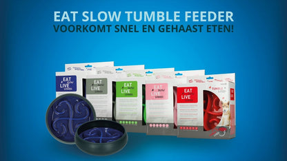 Eat Slow Live Longer Tumble Feeder Groen
