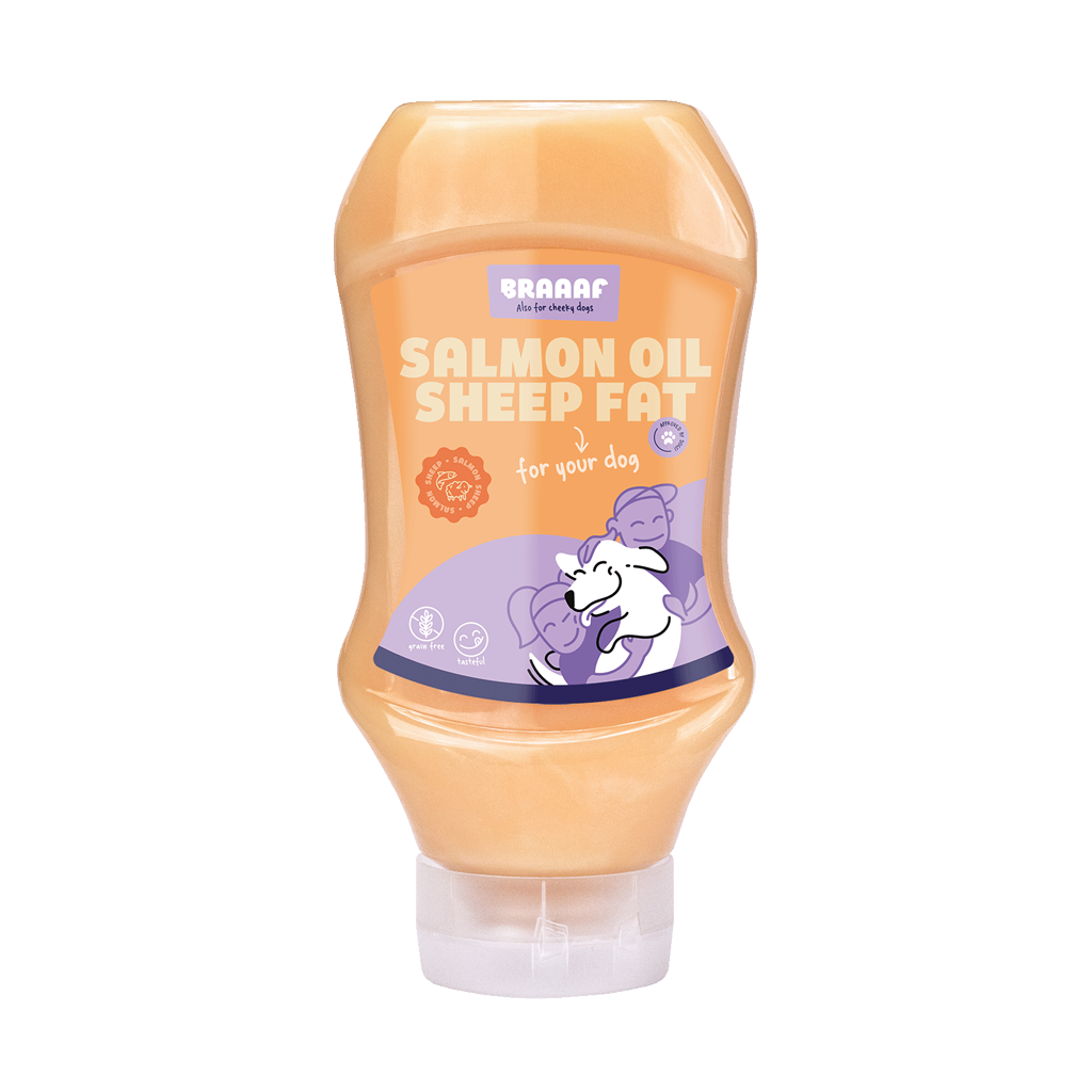 Braaaf Dog Food Sauce Zalmolie & Schapenvet
