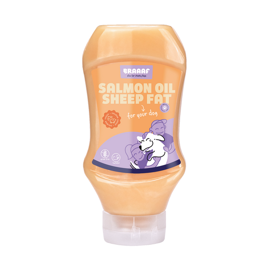 Braaaf Dog Food Sauce Zalmolie & Schapenvet