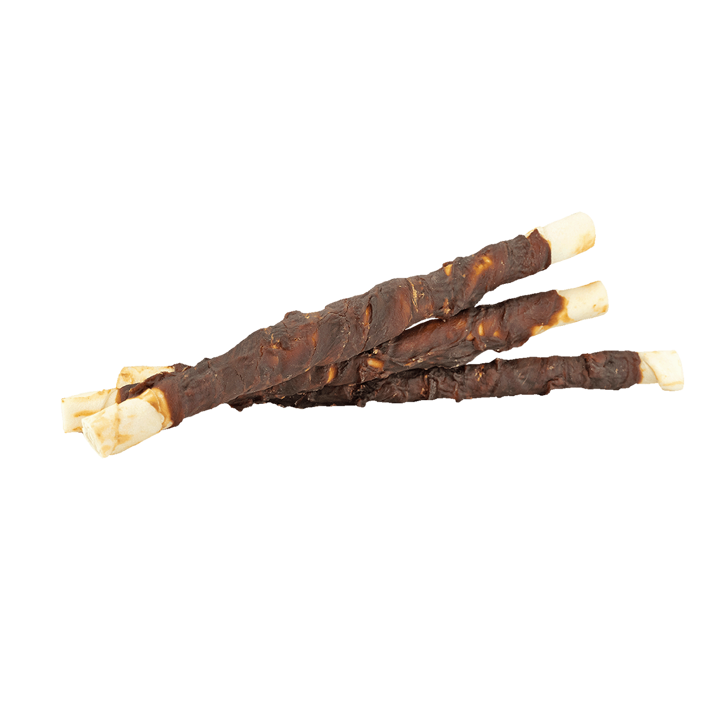 Braaaf Rawhide Twister Eend (3 st.) - 25 cm