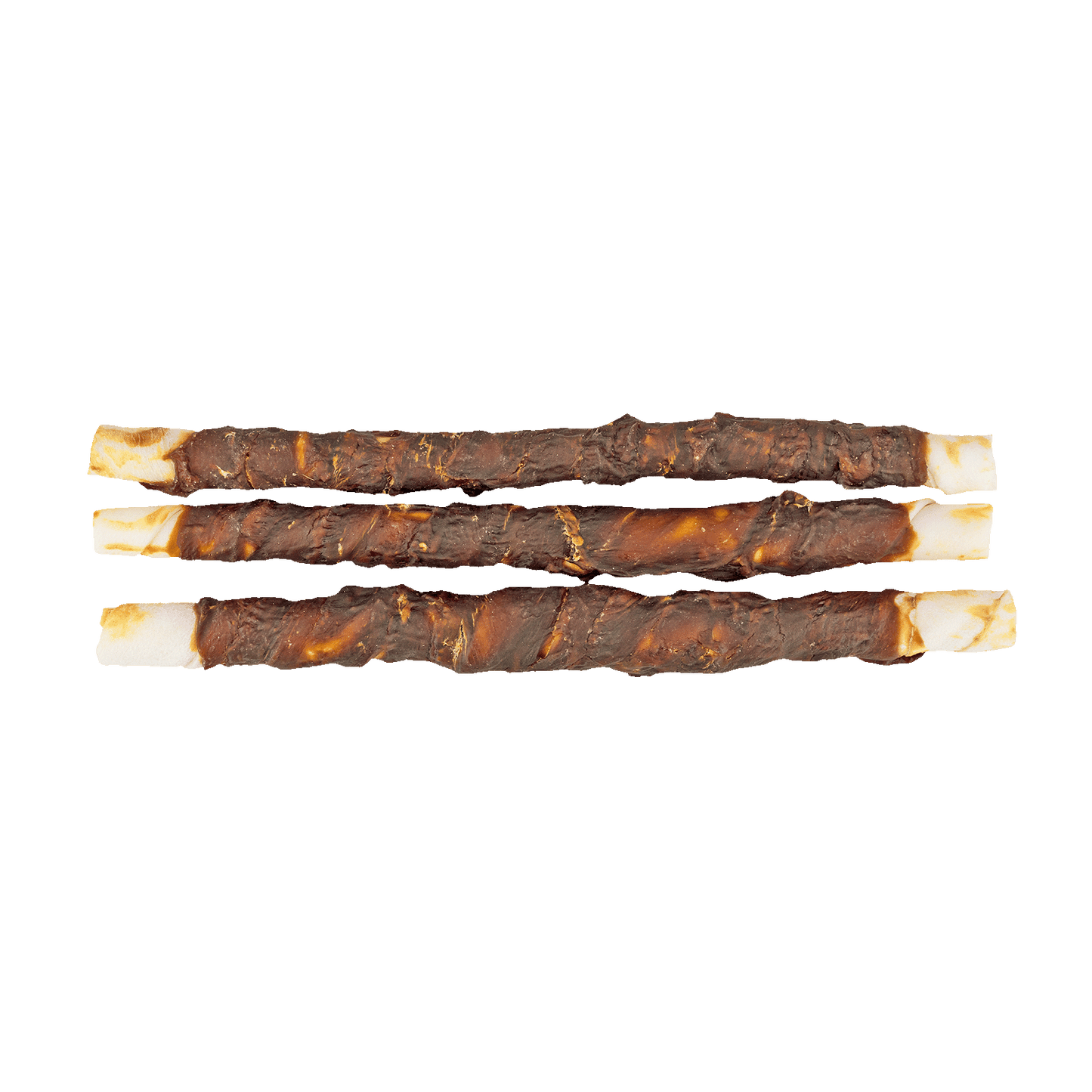 Braaaf Rawhide Twister Eend (3 st.) - 25 cm