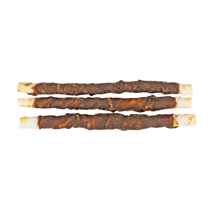 Braaaf Rawhide Twister Eend (3 st.) - 25 cm