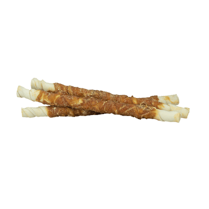 Braaaf Rawhide Twister Kip (3 st.) - 25 cm