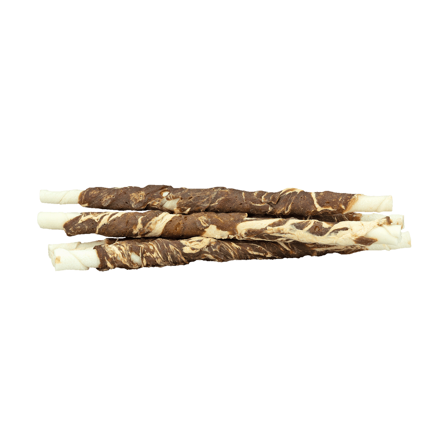 Braaaf Rawhide Twister Lam & Vis (6 st.) - 21 cm