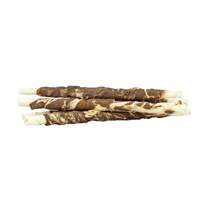 Braaaf Rawhide Twister Lam & Vis (6 st.) - 21 cm