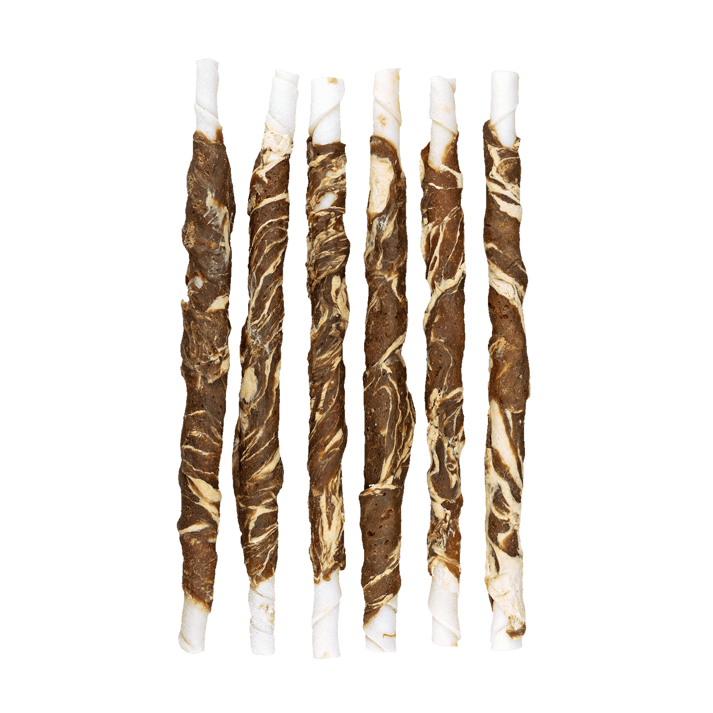 Braaaf Rawhide Twister Lam & Vis (6 st.) - 21 cm