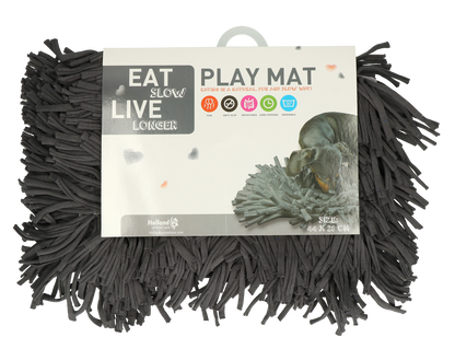 Eat Slow Live Longer Play Mat Grijs