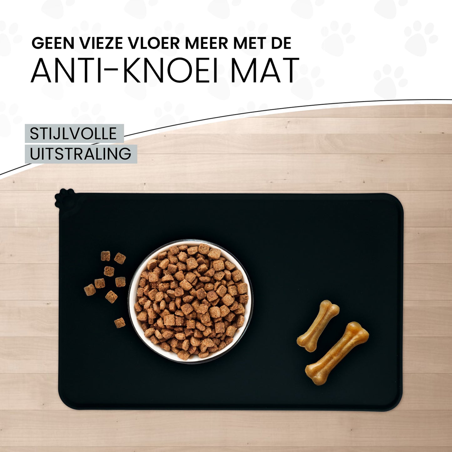 Eat Slow Live Longer Spill Mat S Grijs