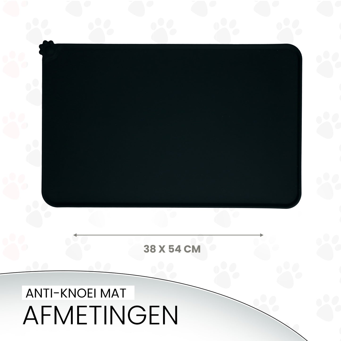 Eat Slow Live Longer Spill Mat M Grijs