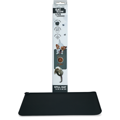 Eat Slow Live Longer Spill Mat S Grijs