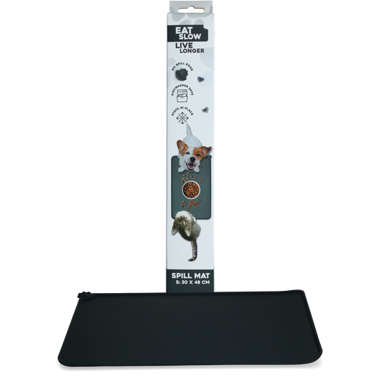 Eat Slow Live Longer Spill Mat S Grijs