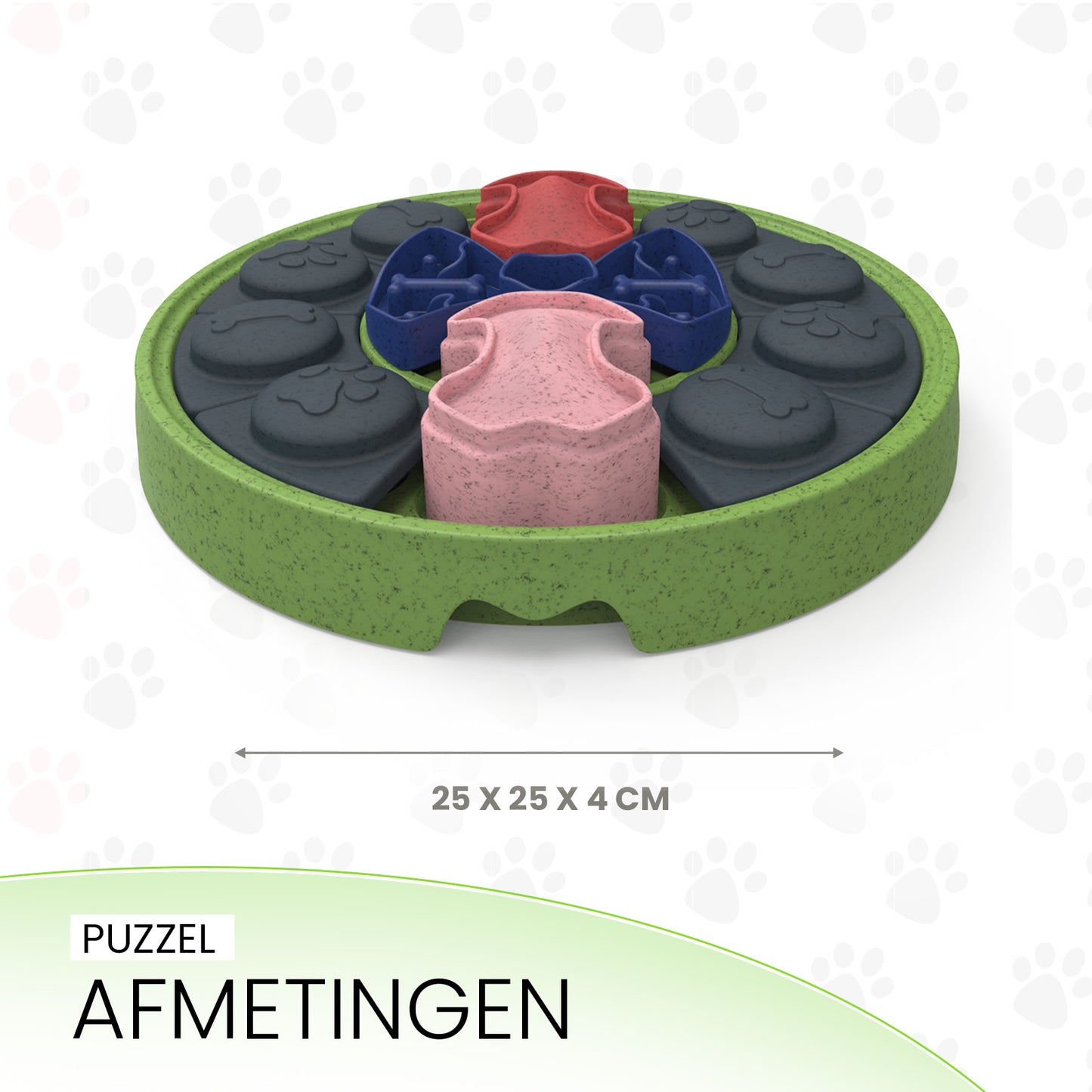 Eat Slow Live Longer Puzzle Disc
