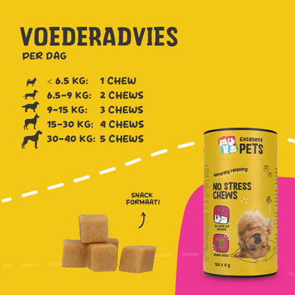Excellent Pets No Stress Soft Chews 120 Treats