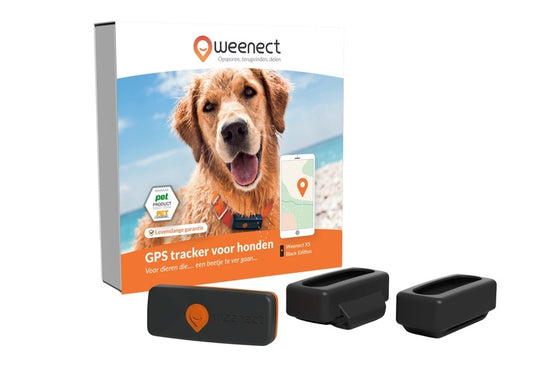 Honden GPS tracker - Weenect XS - Zwart | Mini GPS
