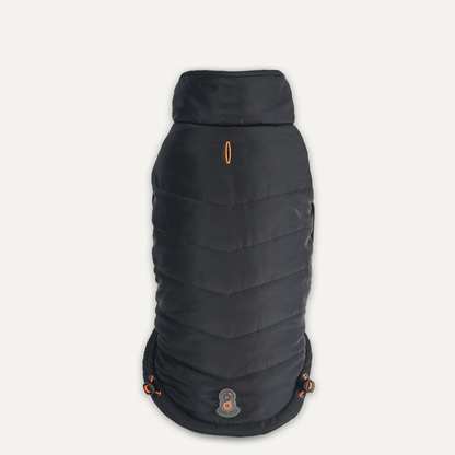 Goo-eez Mock Neck Signature Wrap Jacket L Zwart