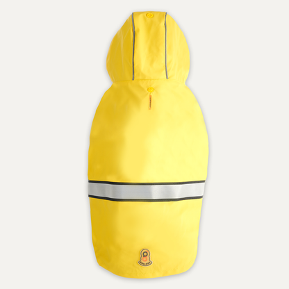 Goo-eez Reflective Hooded Raincoat M Geel/Grijs