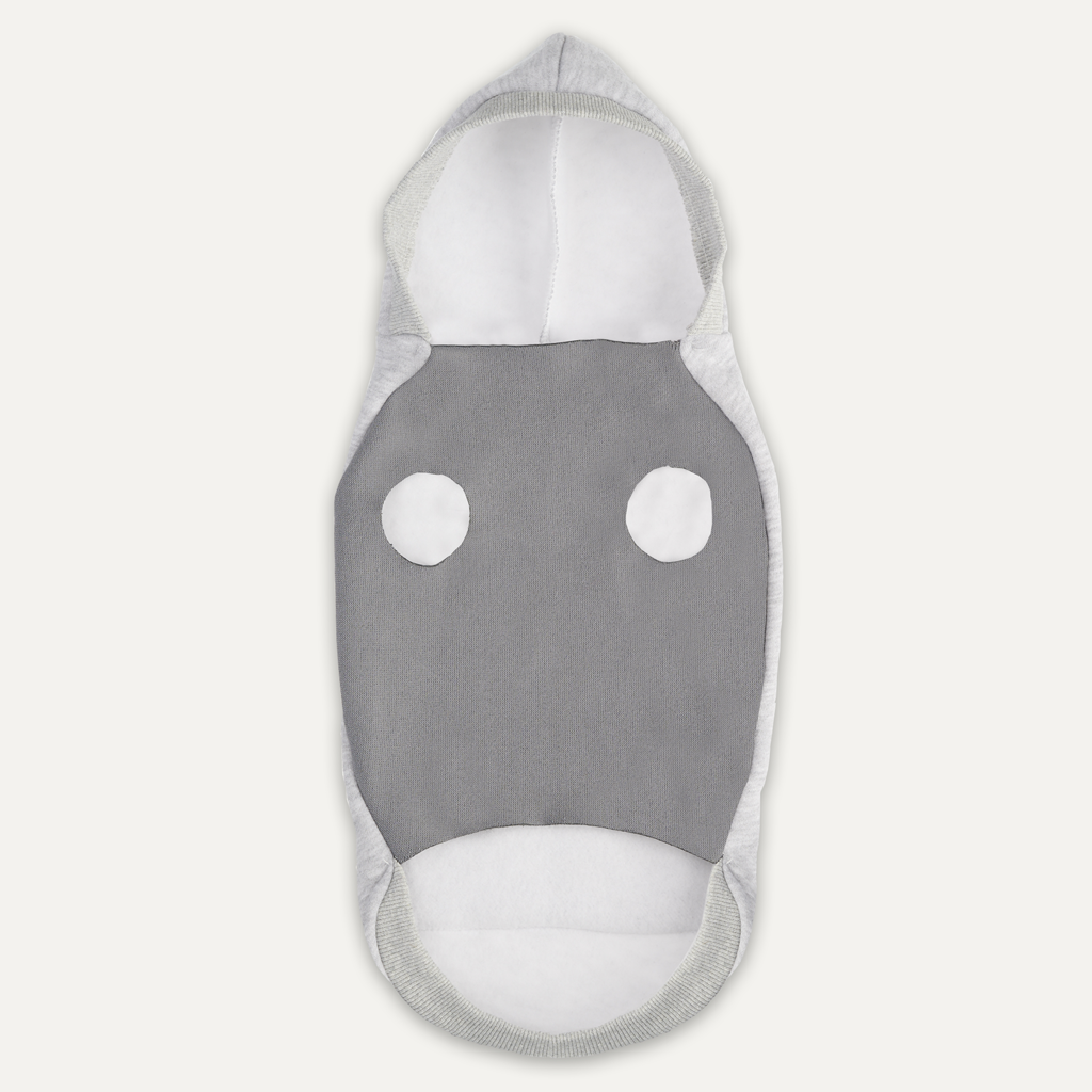 Goo-eez Kangaroo Fleece Hoodie M Grijs