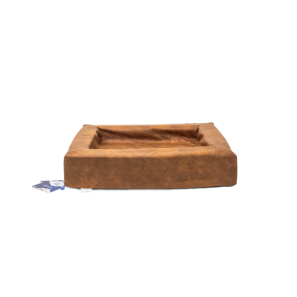Let's Sleep Comfy Cushion Hondenmand Cognac
