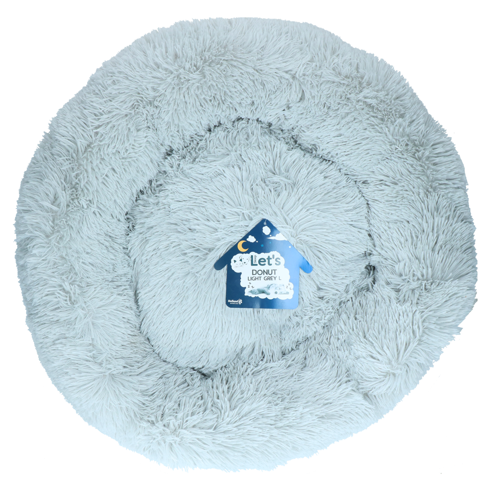 Let's Sleep Donut Lichtgrijs L