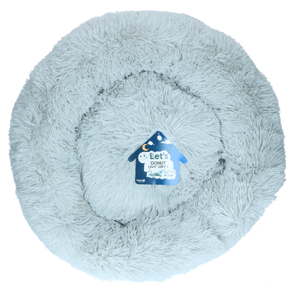 Let's Sleep Donut Lichtgrijs L