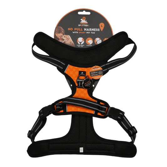 Spotted! Pro No Pull Harnas Oranje L