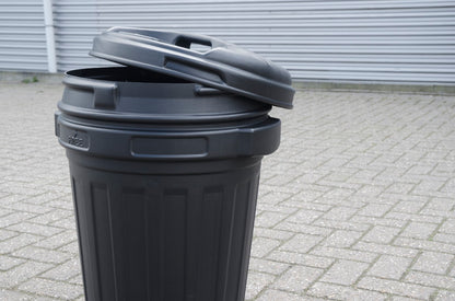 Voerton met draaisluiting 70 liter Zwart