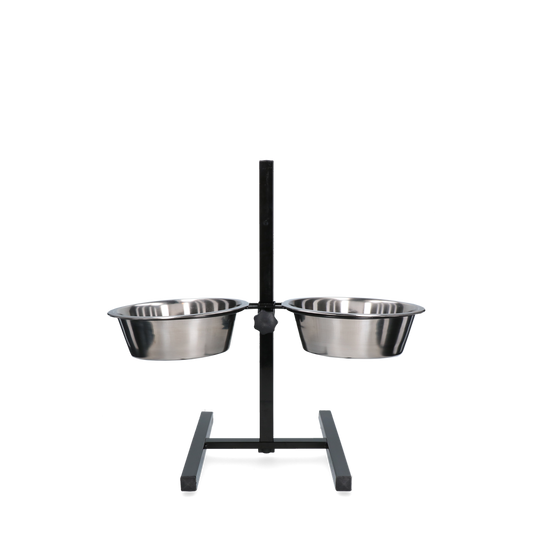 Voer en drinkbak RVS T-standaard Ø 21 cm (1,75 l)