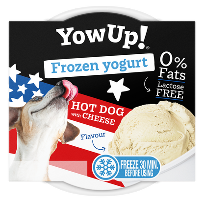 YowUp! Frozen Yoghurt Hot dog met Kaas